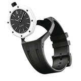 Swatch Royal Pop Rubber Straps - Ocho Negro Black