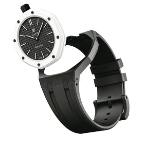 Swatch Royal Pop Rubber Straps - Ocho Negro Black