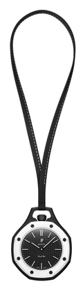 Swatch x AP Royal Pop Black Dial Black Leather Lanyard Watch for Men - Ocho Negro