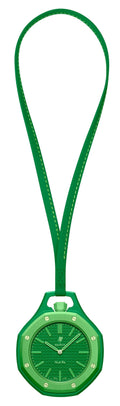 Swatch x AP Royal Pop Green Dial Green Leather Lanyard Watch for Men - Green Eight