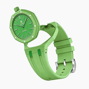 Swatch Royal Pop Rubber Straps - Green Eight Green