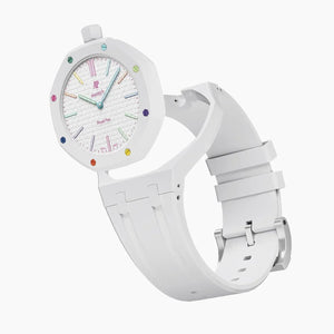 Swatch Royal Pop Rubber Straps - Huit Blanc White