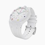 Swatch Royal Pop Rubber Straps - Huit Blanc White