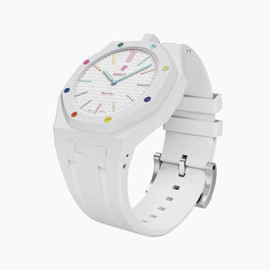 Swatch Royal Pop Rubber Straps - Huit Blanc White