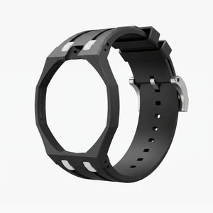 Swatch Royal Pop Rubber Straps - Ocho Negro Black