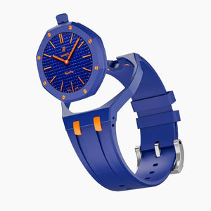 Swatch Royal Pop Rubber Straps - Orenji Hachi Blue