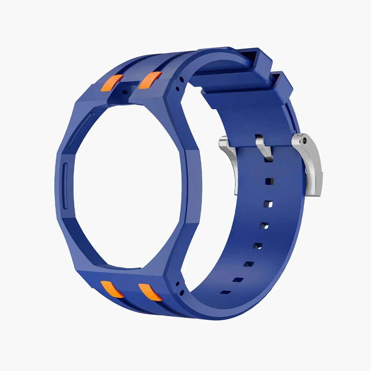 Swatch Royal Pop Rubber Straps - Orenji Hachi Blue