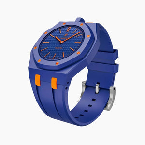 Swatch Royal Pop Rubber Straps - Orenji Hachi Blue