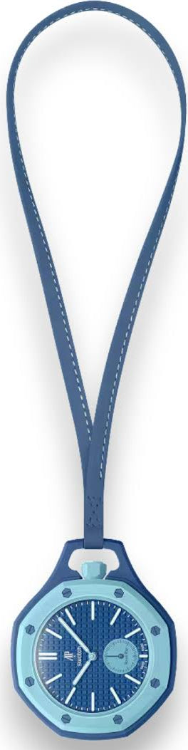 Swatch x AP Royal Pop Blue Dial Blue Leather Lanyard Watch for Men - Lan Ba