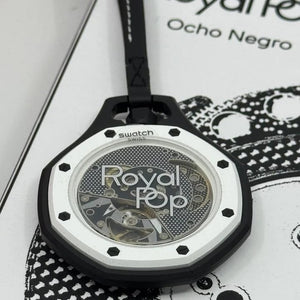 Swatch x AP Royal Pop Black Dial Lanyard Watch for Men - Ocho Negro