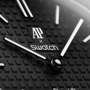Swatch x AP Royal Pop Black Dial Lanyard Watch for Men - Ocho Negro