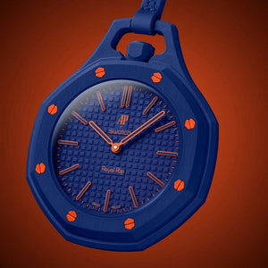 Swatch x AP Royal Pop Blue Dial Lanyard Watch for Men - Orenji Hachi