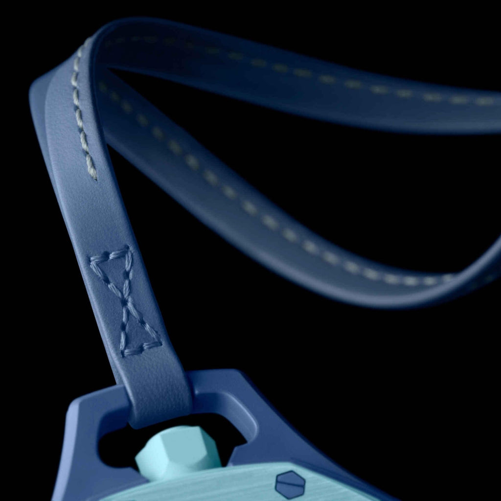 Swatch x AP Royal Pop Blue Dial Blue Leather Strap Watch for Men - Lan Ba