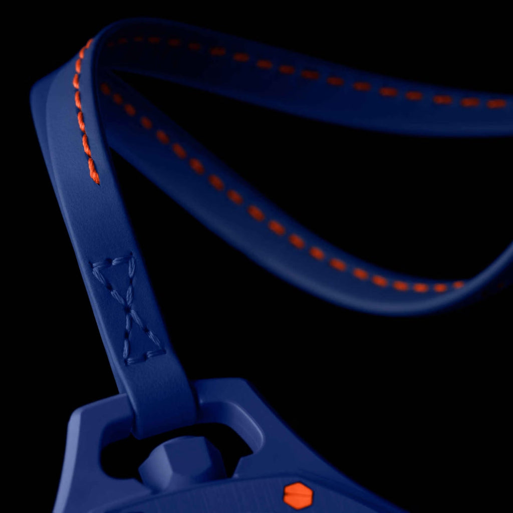 Swatch x AP Royal Pop Blue Dial Blue Leather Strap Watch for Men - Orenji Hachi