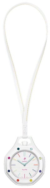 Swatch x AP Royal Pop White Dial Lanyard Watch for Men - Huit Blanc